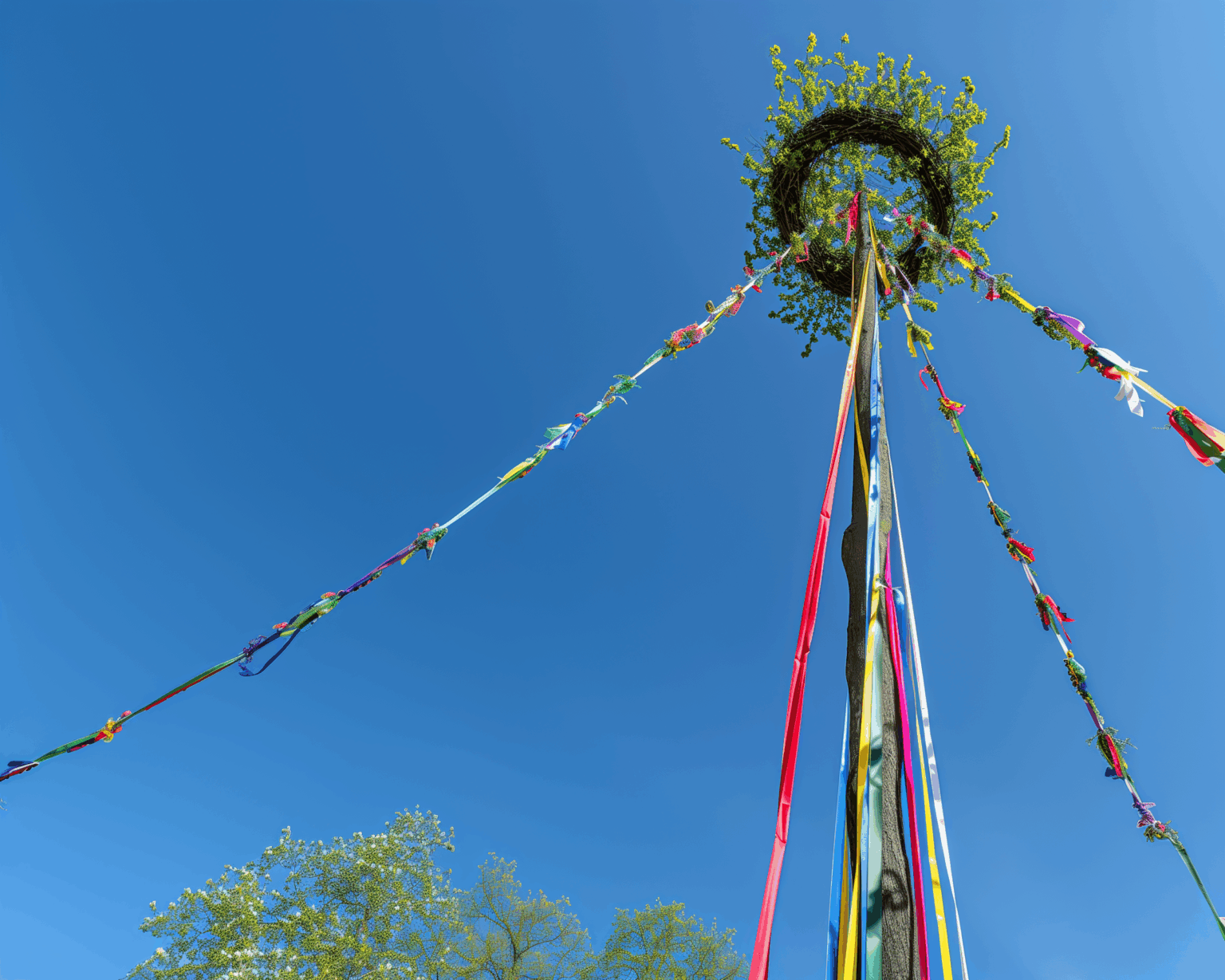 Kirchweihbaum als Beispielbild für die Gräfenberg Kirchweih