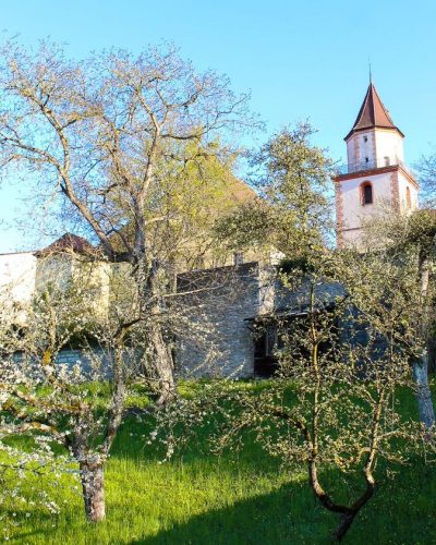 Blick auf Kirche